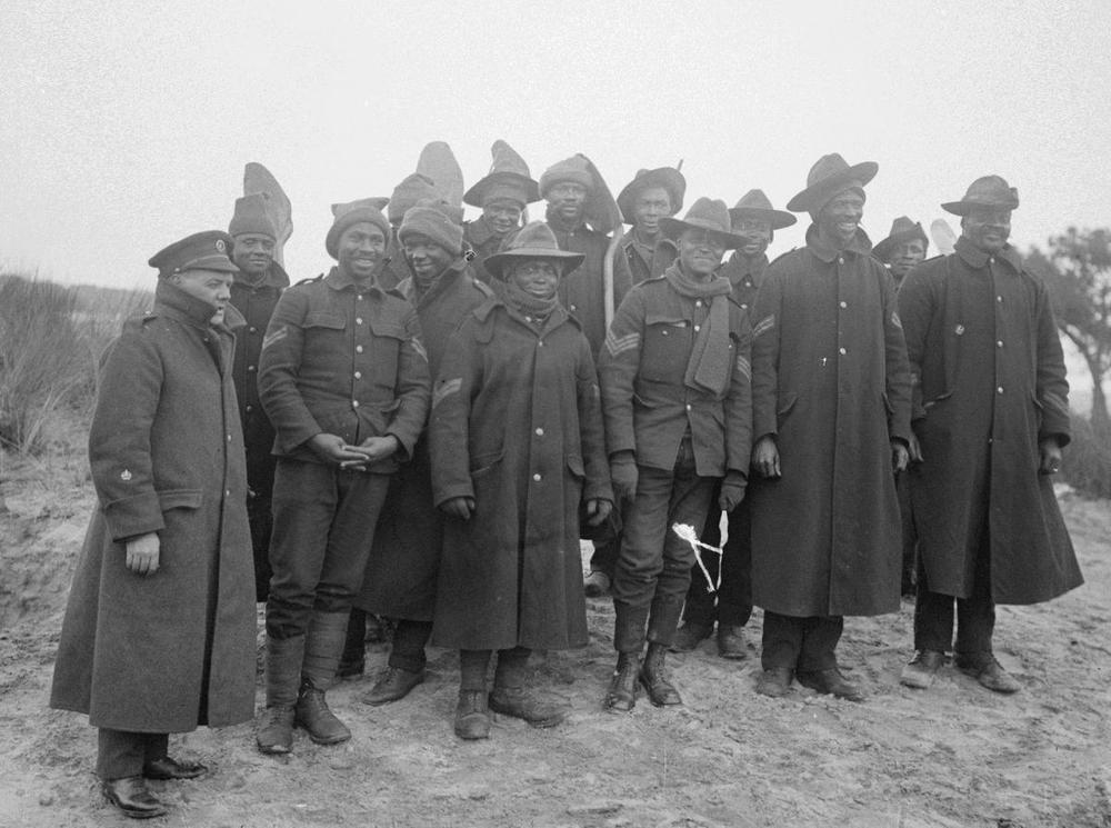 A group of SANLC men in France, circa 1917