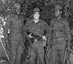 Ronnie Kasrils with fellow MK fighters in Angola, 1980s